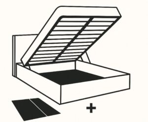 Reinforced Slats Ottoman (+£119.00)