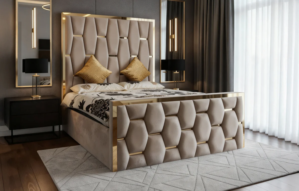 luxury bed frame