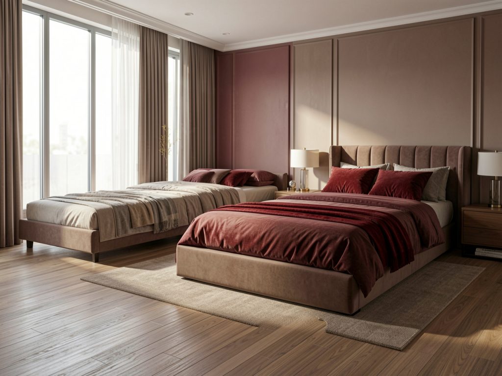 Single vs double vs master bed features