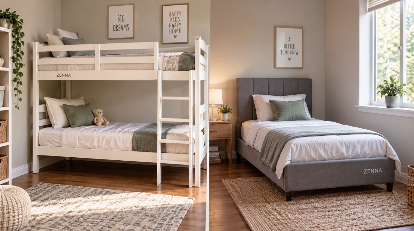 bunk beds vs single beds comparison