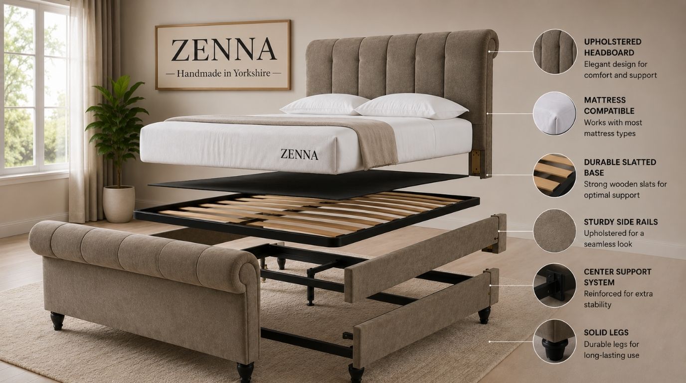 Discover what sleigh bed is and its features