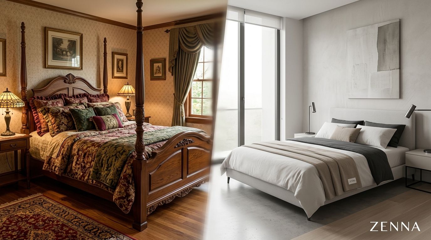 traditional vs modern bed styles comparison